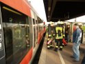 Feuer in Toilette des S-Bahn Zug Koeln Kalk Trimbornstr  P12